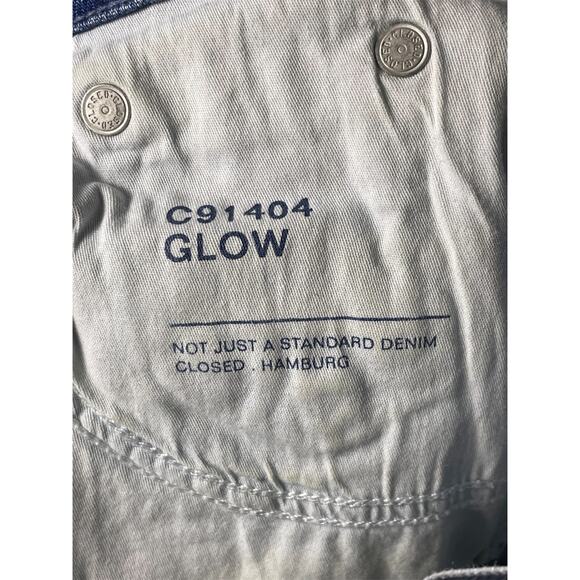 Closed Candiani Denim Jeans Made In Italy Women Size 24 C91404 Glow - Picture 13 of 13